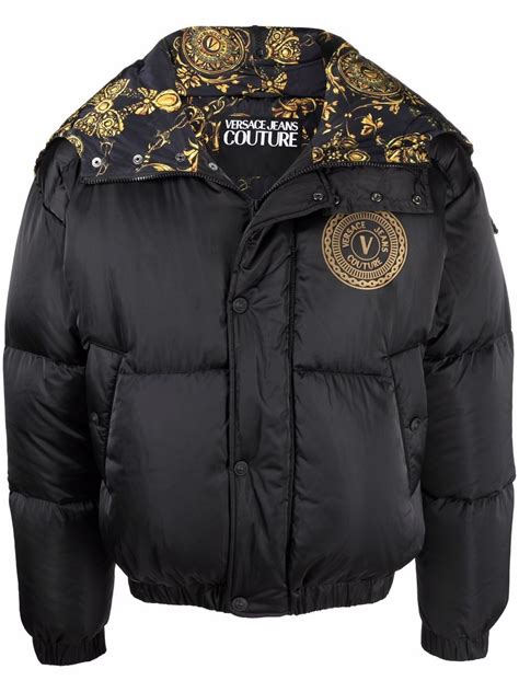 versace collection daunenjacke|versace black leather jacket.